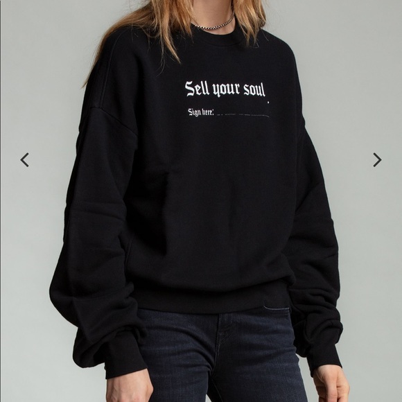 R13 Tops - R13 “Sell Your Soul” Sweatshirt
